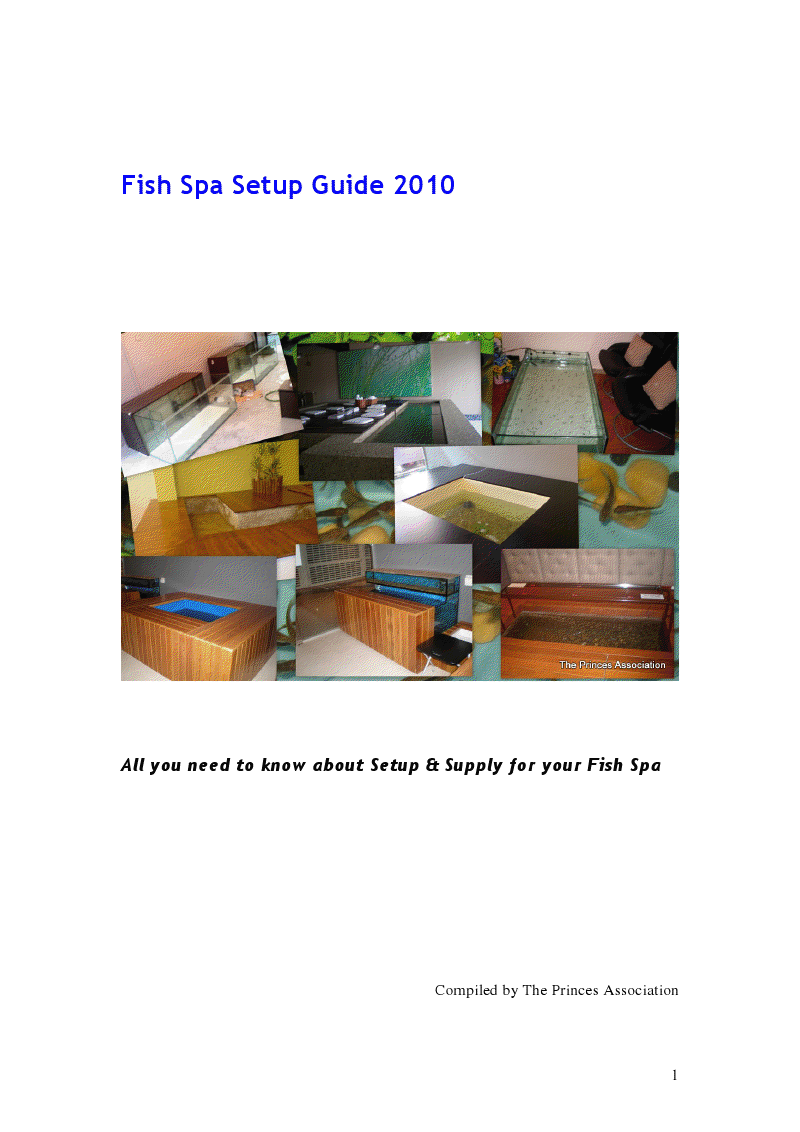 Fish Spa Setup Guide Pic